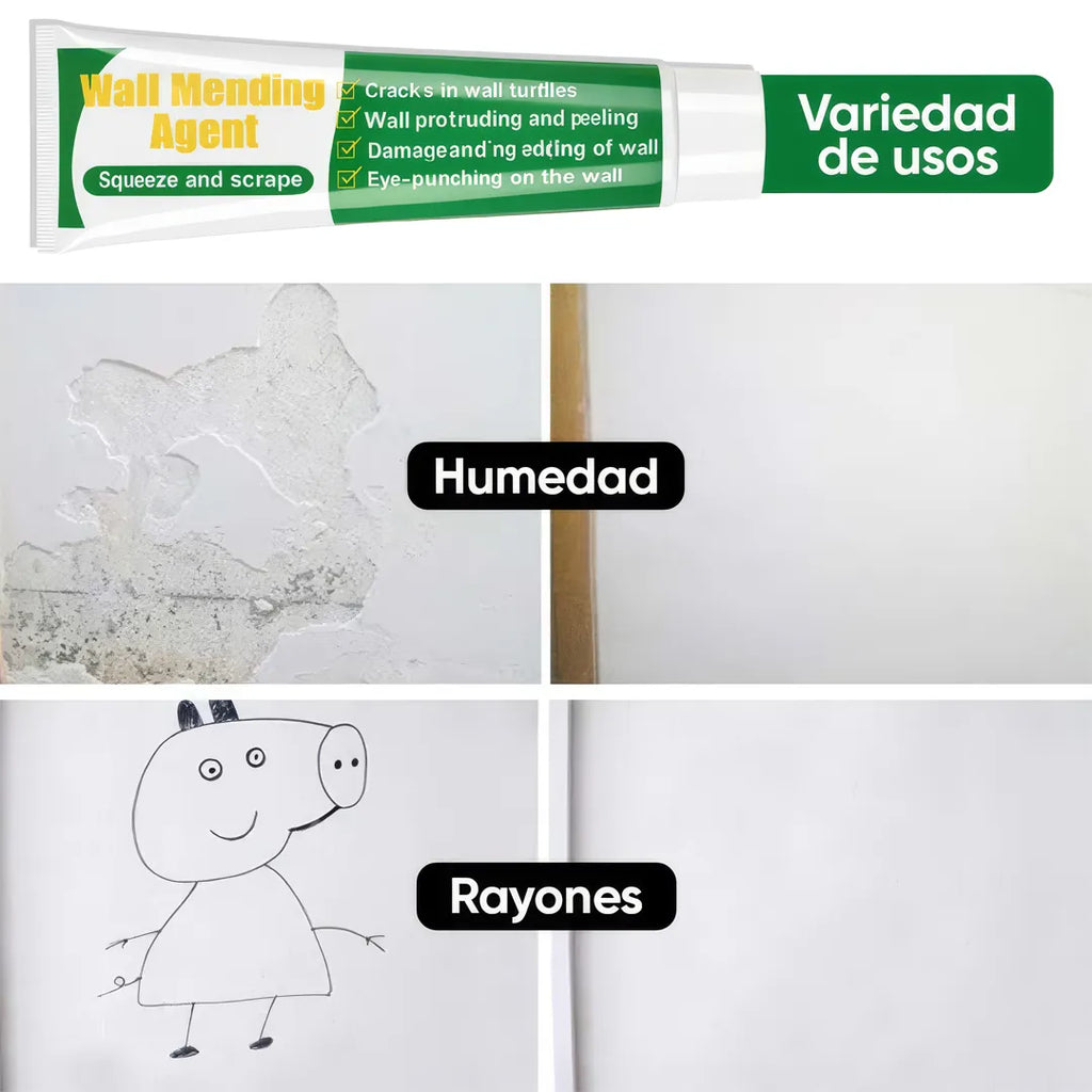 Pack 2 Reparador de Pared Antihongos en uso – Mil Ideas