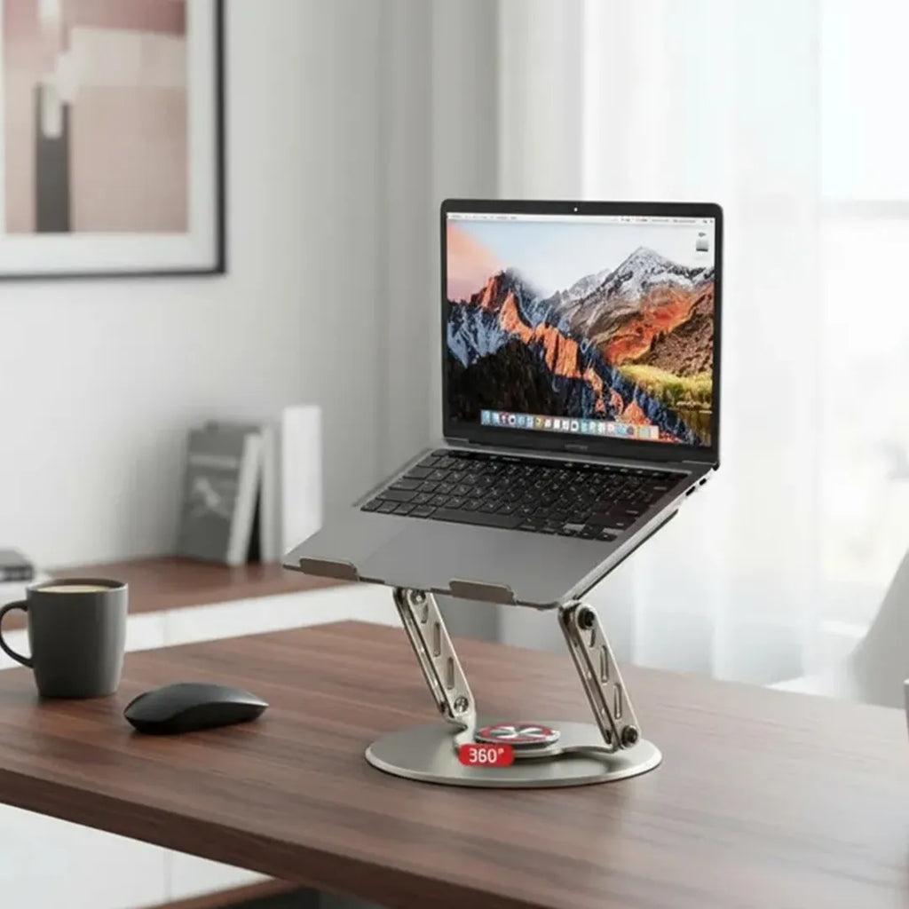 Soporte 360° para notebook y tablet vista adicional – Mil Ideas