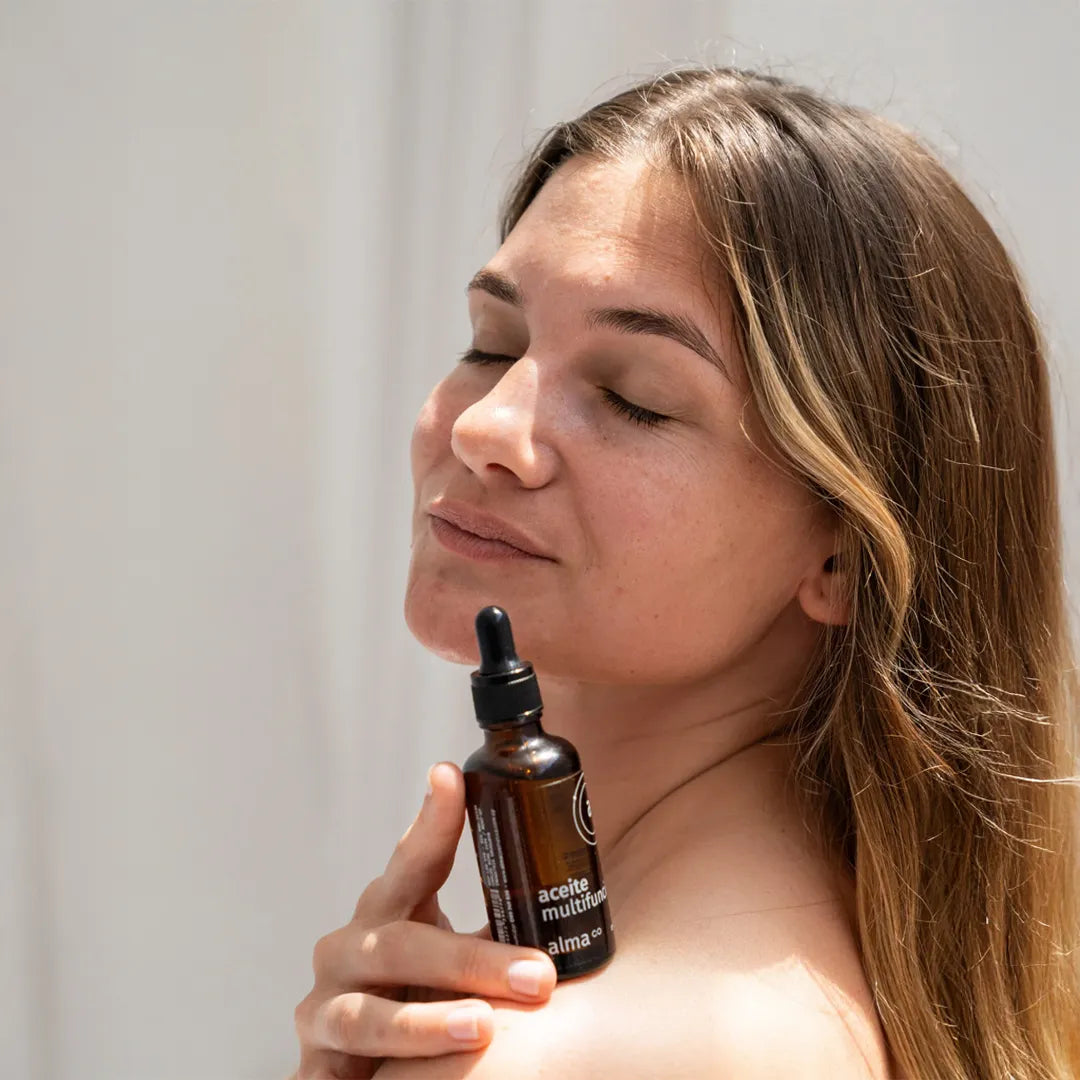 Aceite multifunción Alma Cosmetica detalle – Mil Ideas