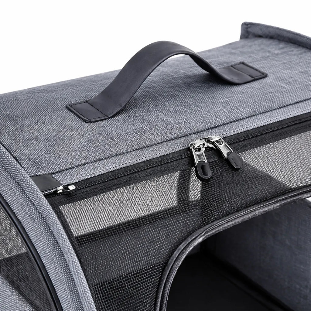 Bolso transportador de mascotas para auto detalle – Mil Ideas