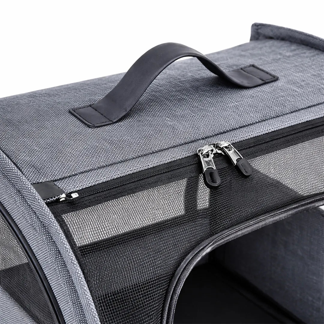 Bolso transportador de mascotas para auto detalle – Mil Ideas