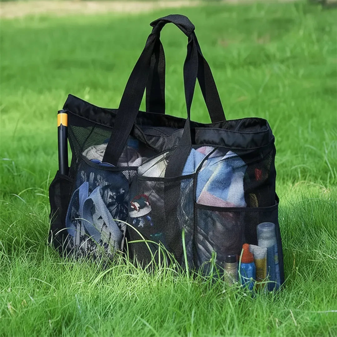 Bolsa de Playa de Malla Extra Grande vista adicional – Mil Ideas