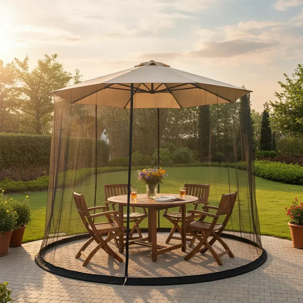 Sombrilla premium con mosquitero detalle – Mil Ideas
