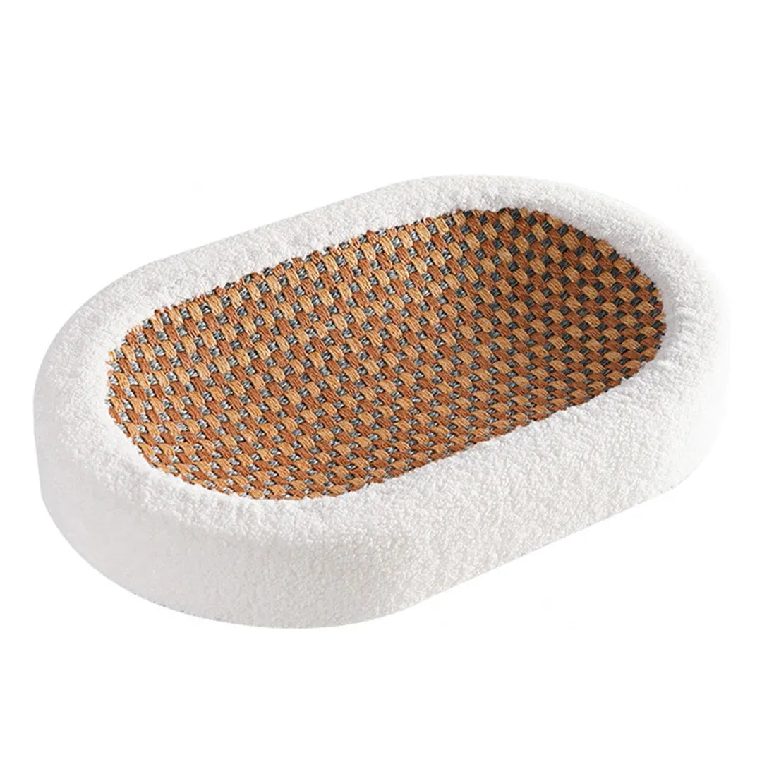 Cama rascador 2 en 1 para gatos oval – Mil Ideas