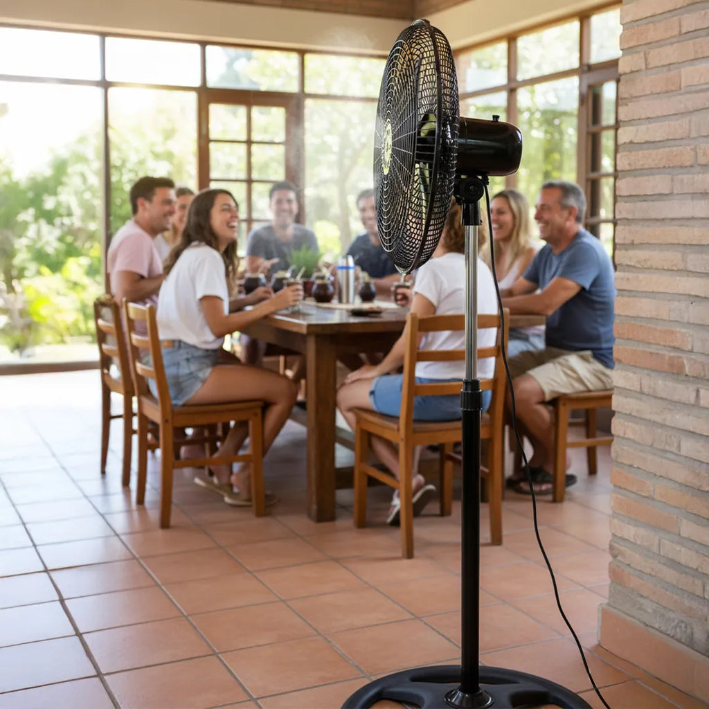 Ventilador Turbo en uso en habitación – Mil Ideas