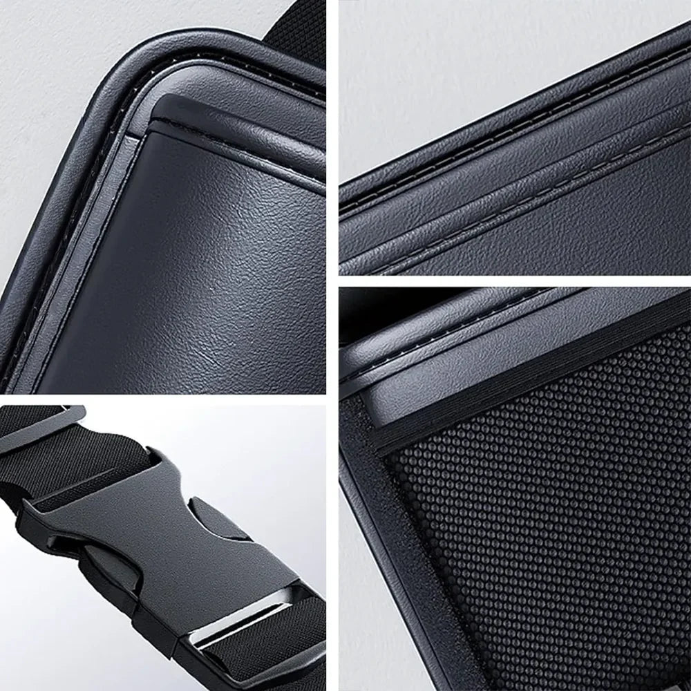Organizador de metal para maletero con velcro en uso – Mil Ideas