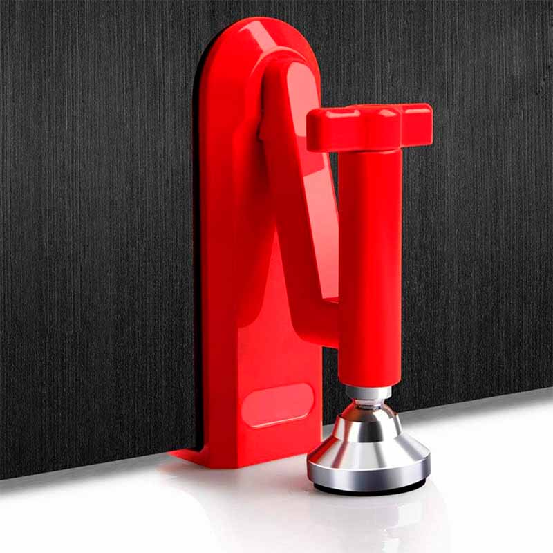 Tranca de puerta antirrobo con alarma detalle – Mil Ideas