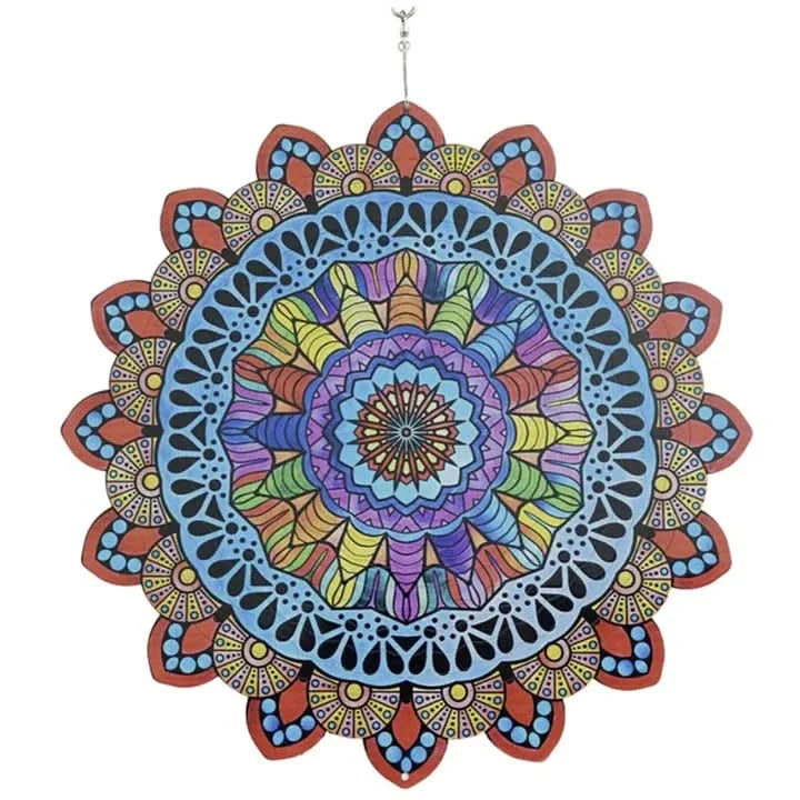 Adorno Giratorio de Jardín con Forma de Mandala – Mil Ideas