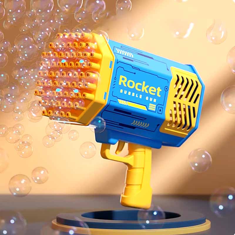 Burbujero Bazooka 69 Disparadores en uso – Mil Ideas