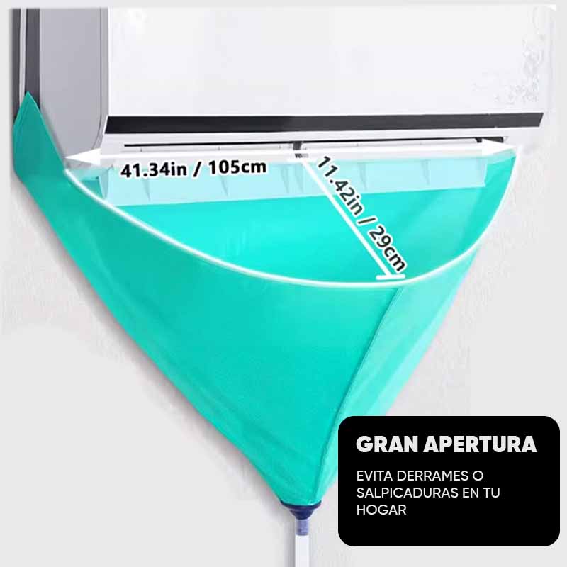 Kit de Limpieza de Aire Acondicionado Easyclean en uso – Mil Ideas