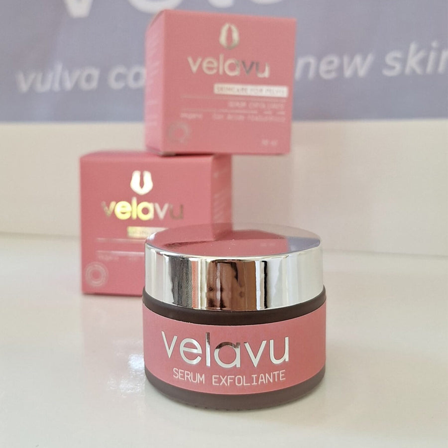 Serum Exfoliante Velavu en uso – Mil Ideas