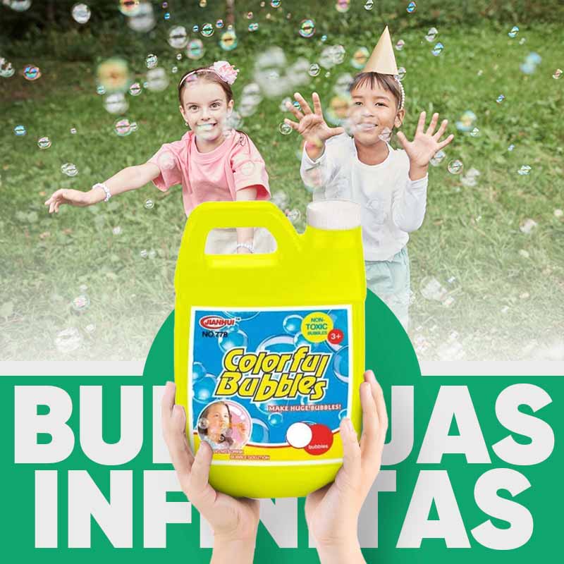 Líquido para Burbujas 1 Litro Repuesto Burbujero detalle – Mil Ideas