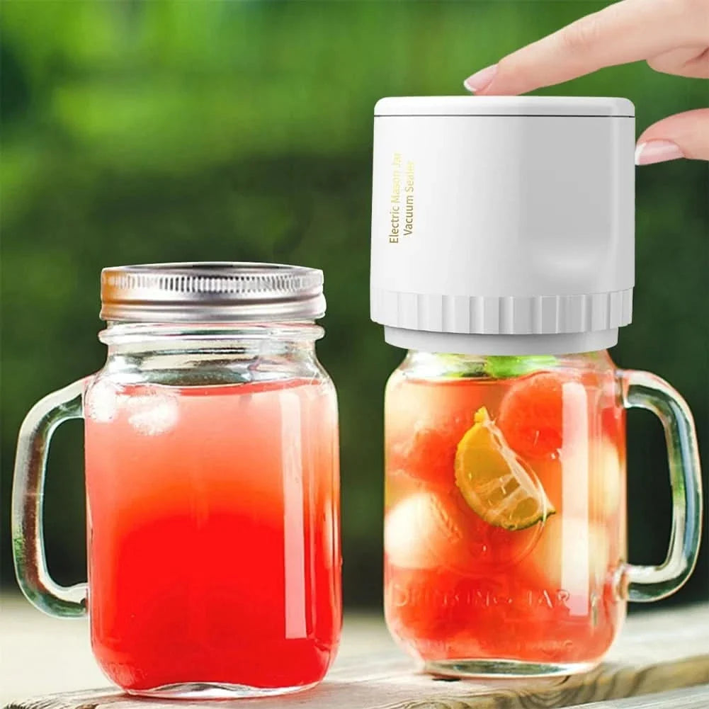 Selladora al vacío inalámbrica para frascos detalle – Mil Ideas