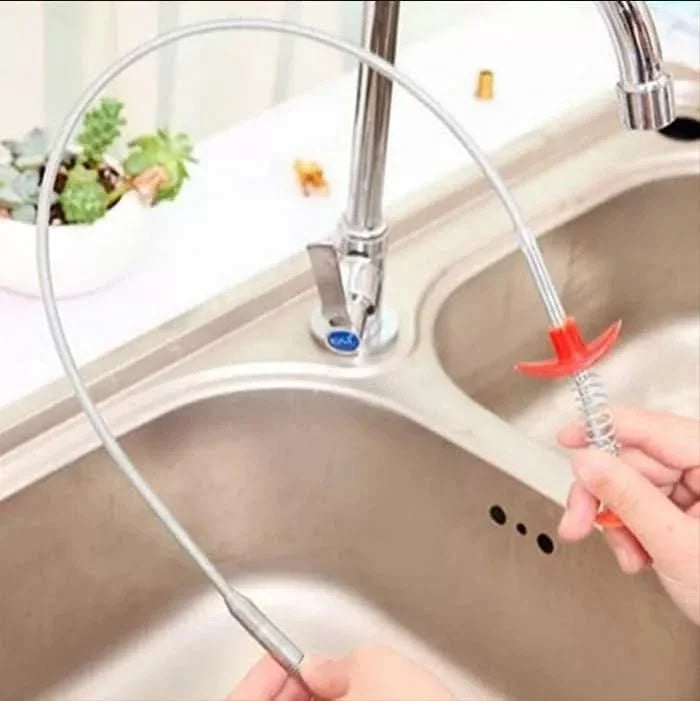 Destapador de tuberías flexible 150cm vista adicional – Mil Ideas