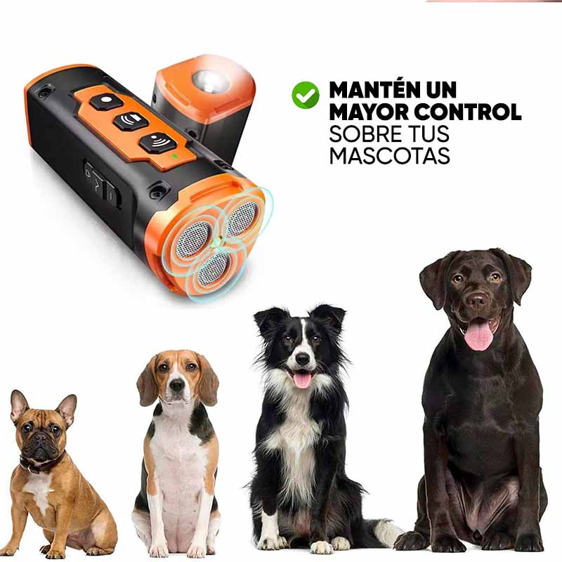 Repelente ultrasónico de entrenamiento para perros recargable vista adicional – Mil Ideas