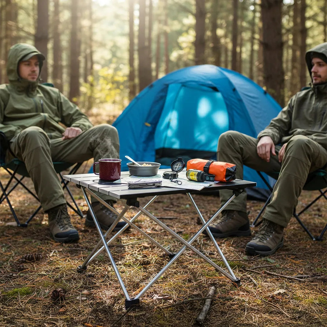 Mesa Plegable de Acero para Camping vista adicional – Mil Ideas