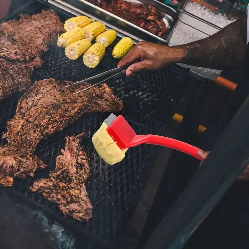 Cepillo para parrilla con esponja detalle – Mil Ideas