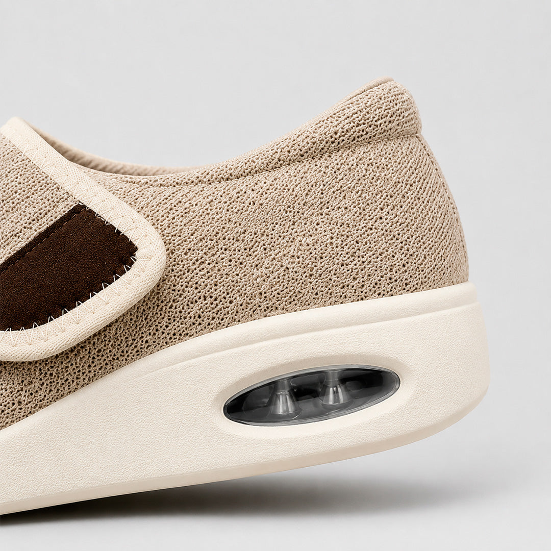 Calzado Confort Ajustable Unisex para Pie Ancho