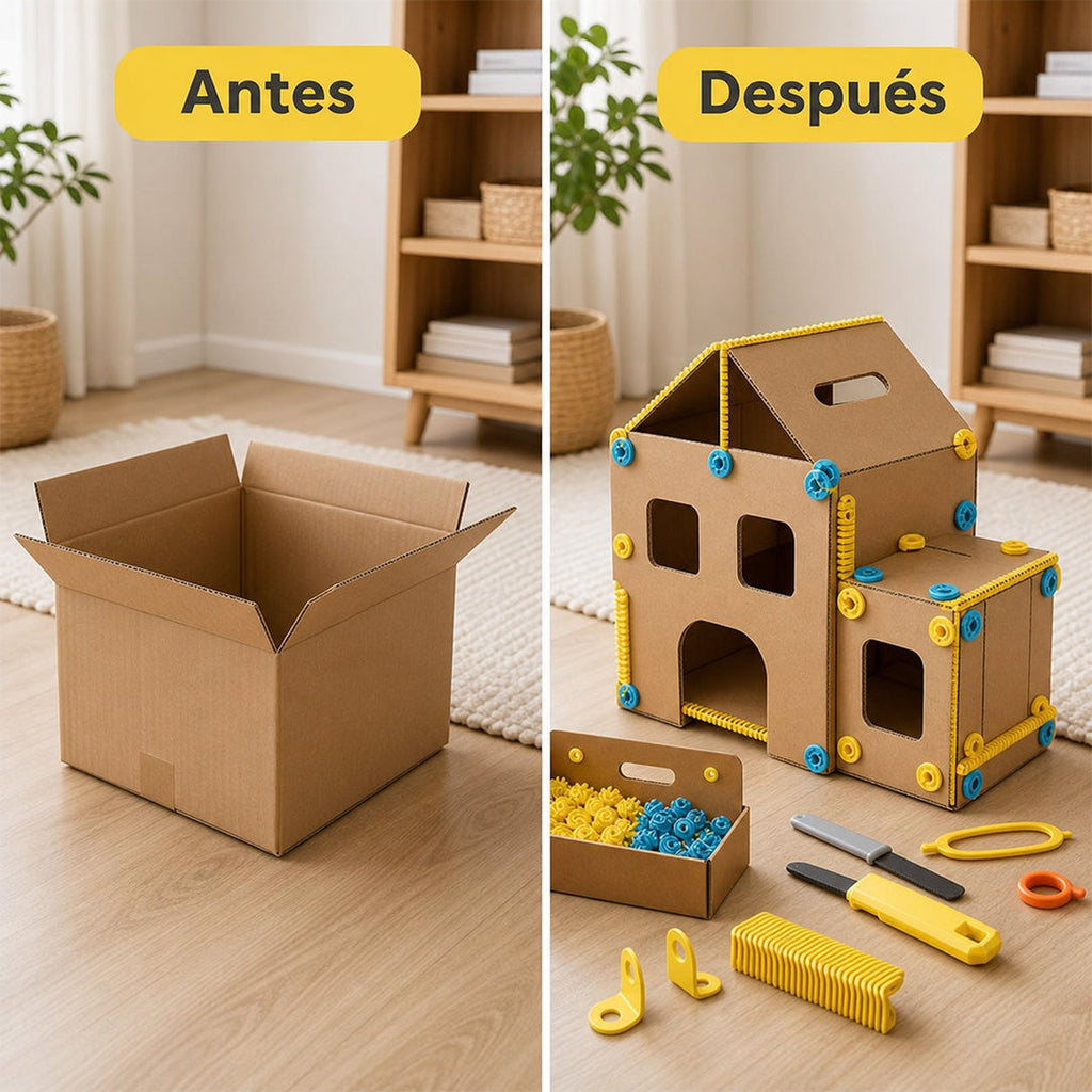 Kit de Construcción de Cartón Reutilizable