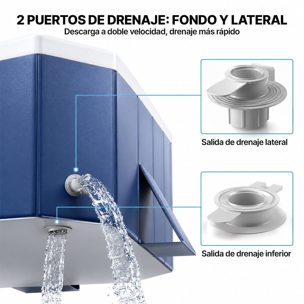 Piscina Familiar Rectangular Grande Plegable