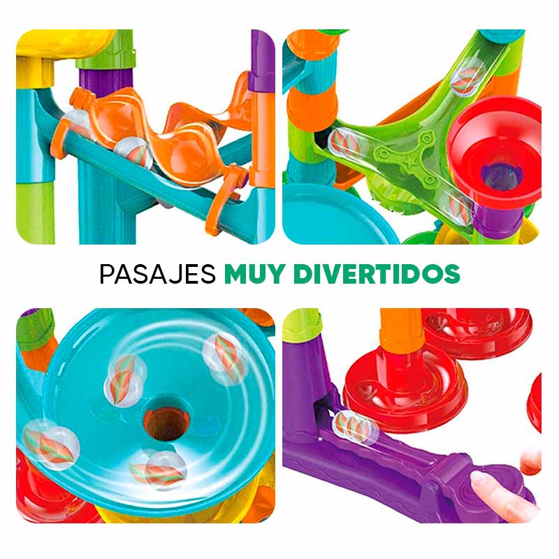 Juego de encastre diseño pista para niños vista adicional – Mil Ideas
