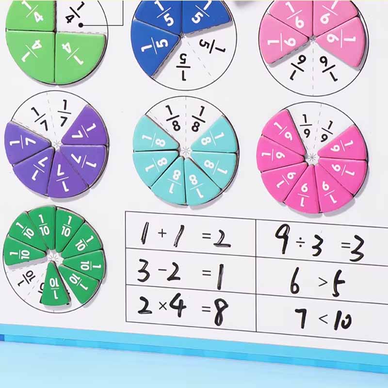 Rompecabeza matemáticas magnético en uso – Mil Ideas