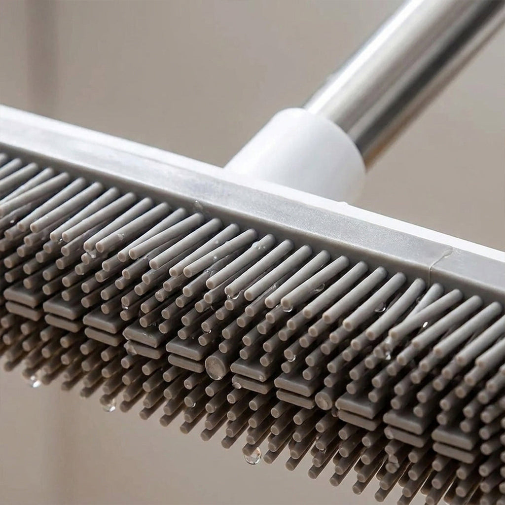 Escoba de Silicona 2 en 1 con Largo Ajustable Brush Clean