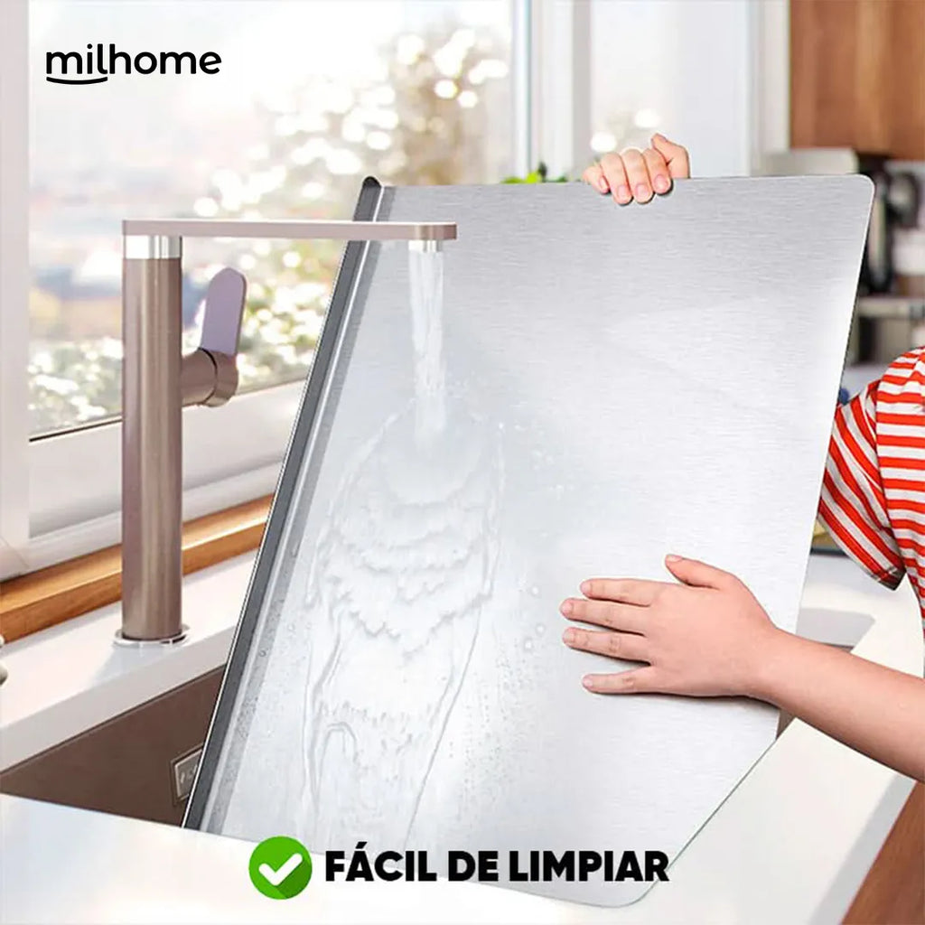 Tabla Protectora de Acero Inoxidable Mil Ideas vista adicional – Mil Ideas