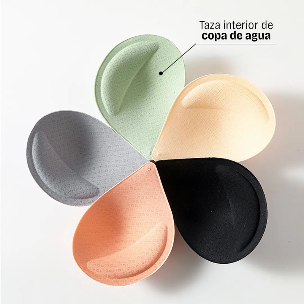 Sujetadores antishake de látex sin costura en uso – Mil Ideas