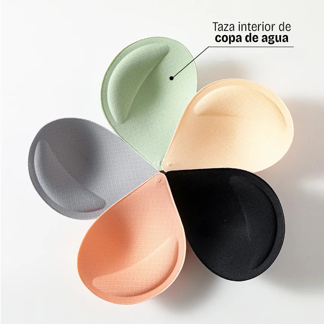 Sujetadores antishake de látex sin costura en uso – Mil Ideas