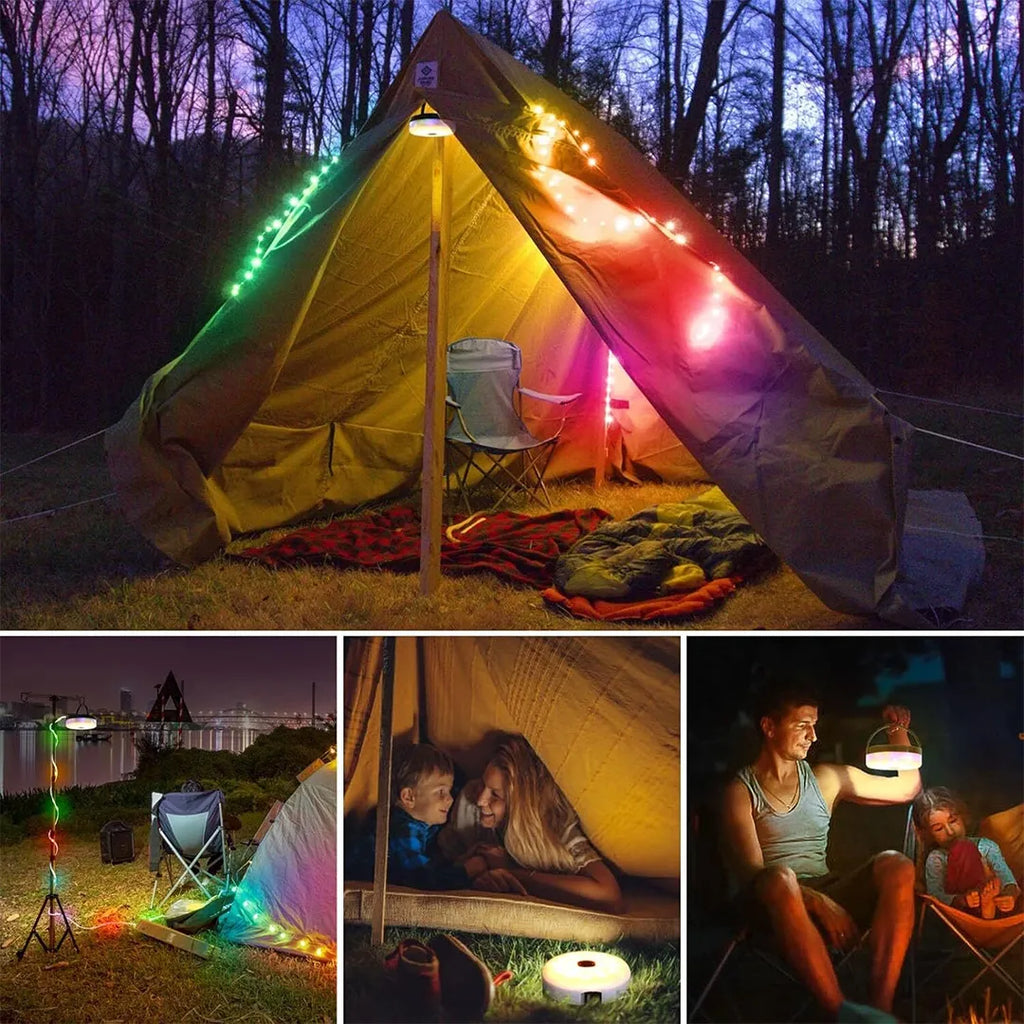 Guía de Luces Retráctil RGB 10m detalle – Mil Ideas