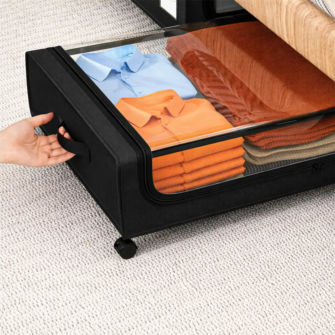 Caja Organizadora Bajo Cama en uso – Mil Ideas