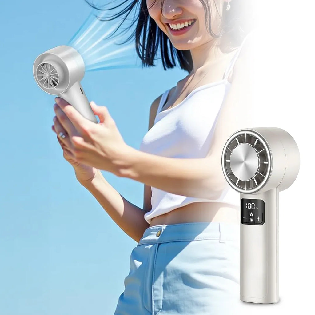 Ventilador de mano portátil recargable vista adicional – Mil Ideas