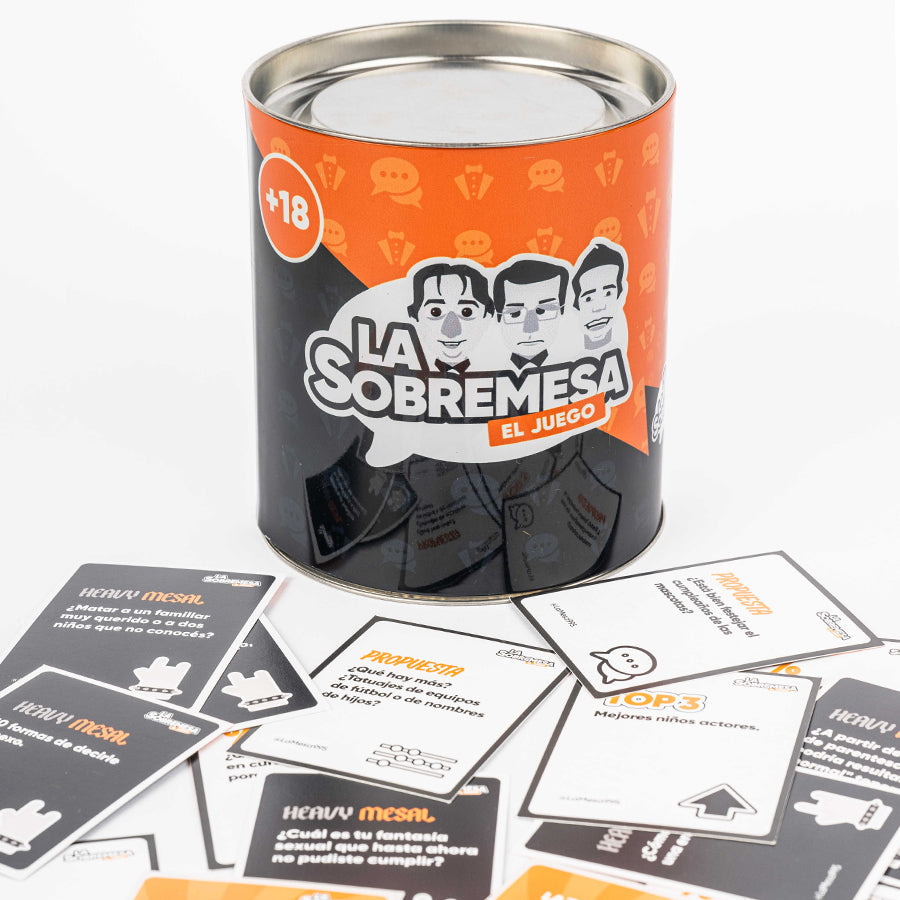 Juego SobreMesa +18 con 250 Cartas detalle – Mil Ideas