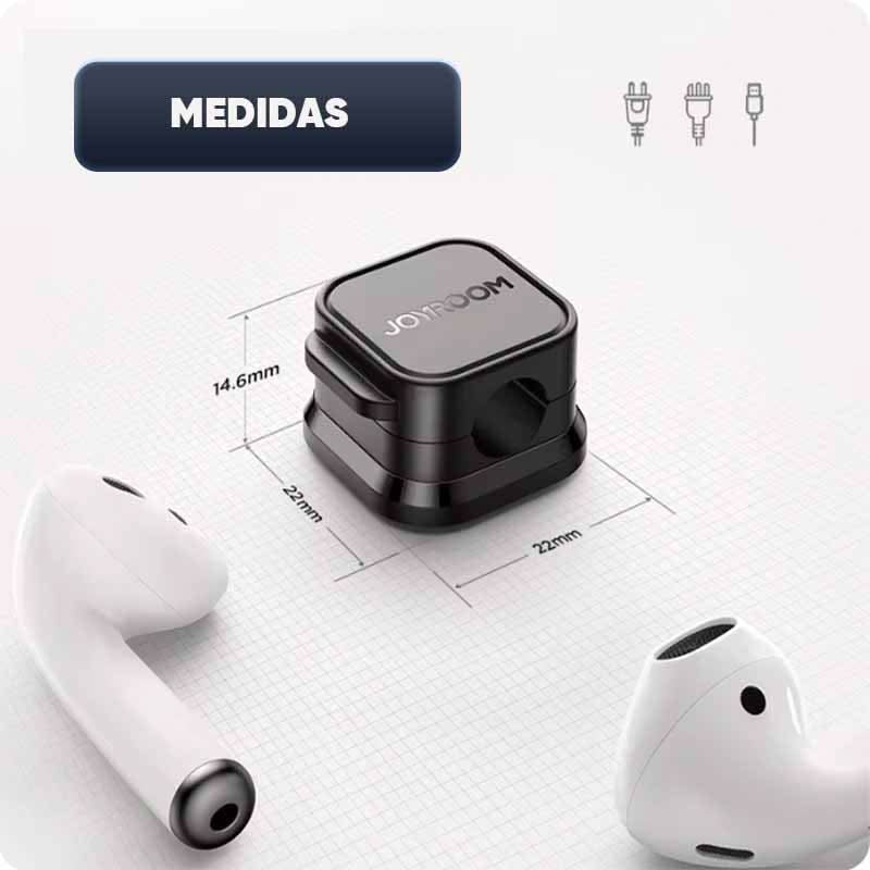 Set de 6 Organizadores Magnéticos para Cables detalle – Mil Ideas