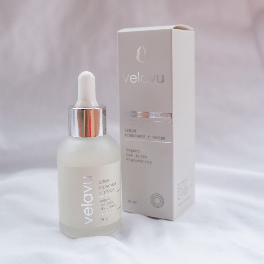 Serum Hidratante y Tensor Velavu detalle – Mil Ideas