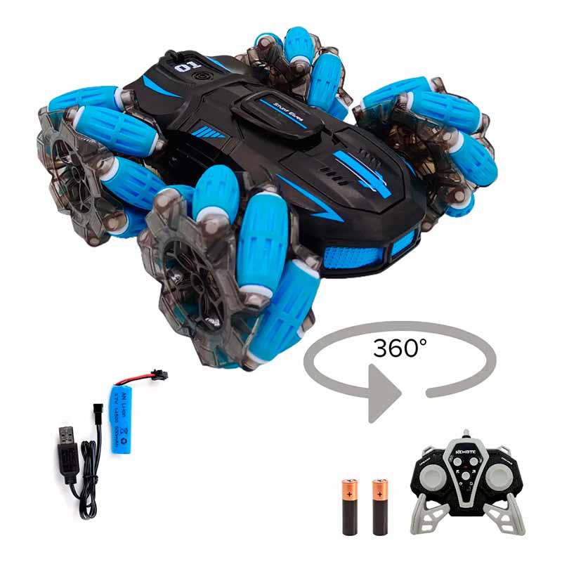 Auto racing RC 360° vista adicional batería recargable – Mil Ideas