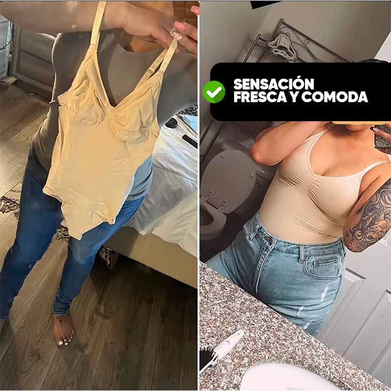 Body con tirantes moldeador sin costuras vista adicional – Mil Ideas