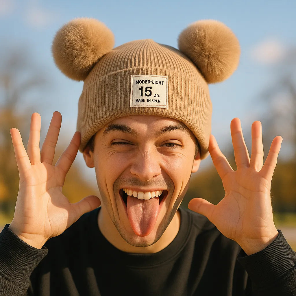 Gorro de lana con orejas Sweet-Soft vista adicional – Mil Ideas