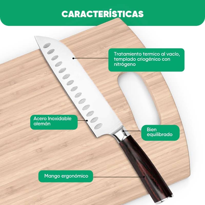 Cuchillo Nagatoro Omura diseño japonés vista adicional – Mil Ideas