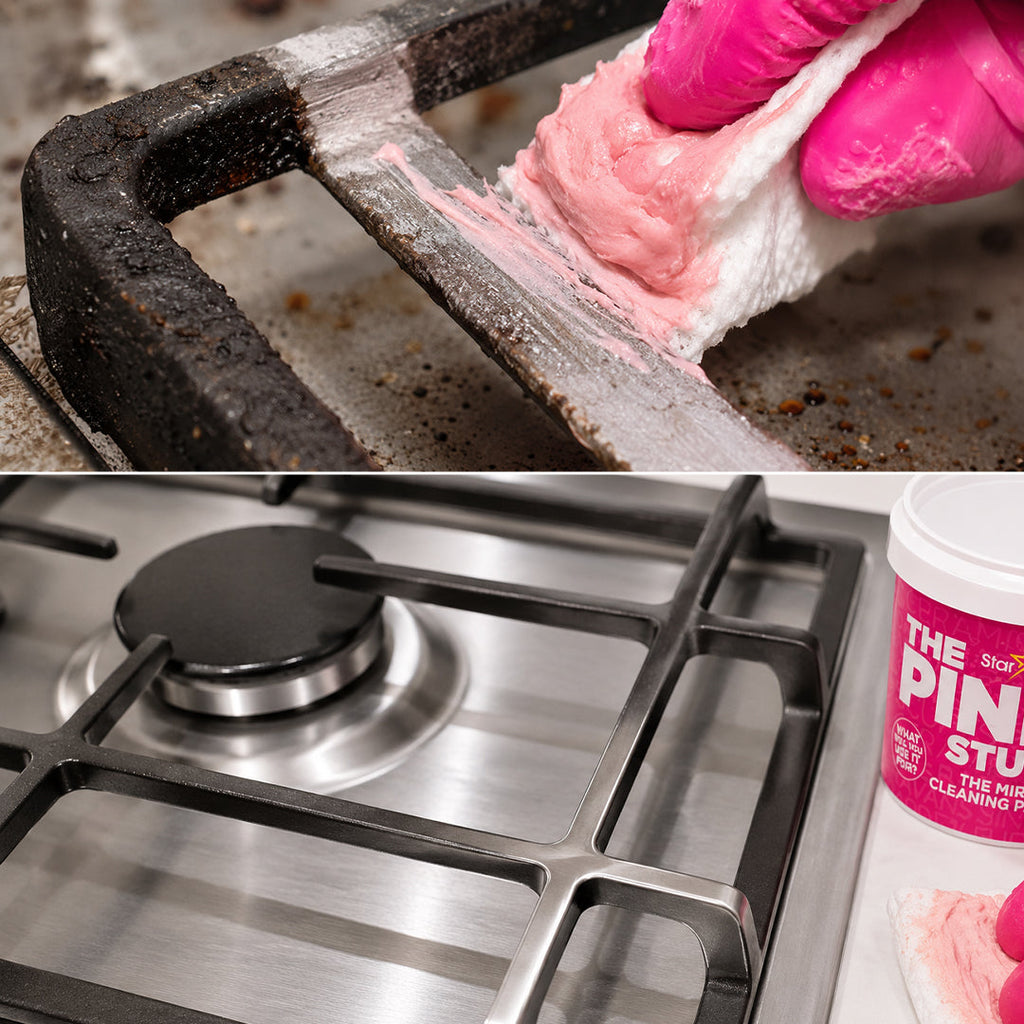 Pasta Rosa Multifuncional de Limpieza para cocina