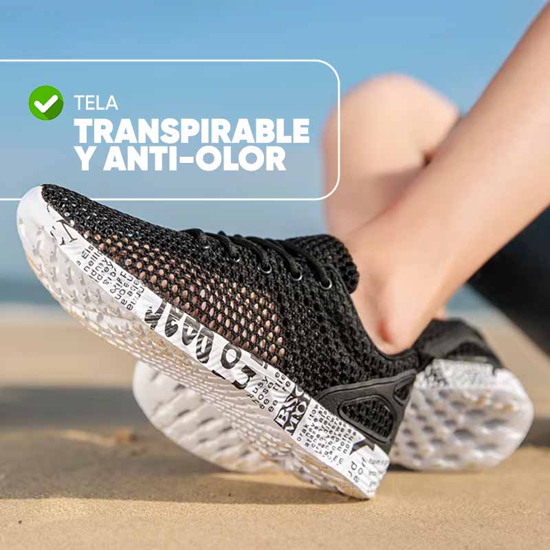 Championes Solaris Suela Espuma Tela Transpirable detalle – Mil Ideas