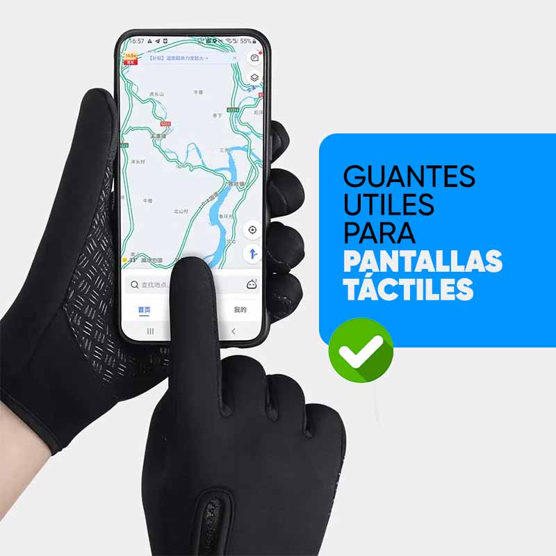 Guantes térmicos táctiles antideslizantes vista adicional – Mil Ideas