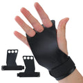 Calleras hand straps de carbono liso para gym – Mil Ideas