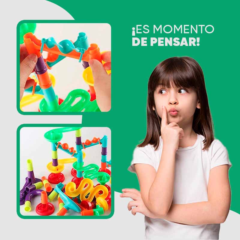 Juego de encastre diseño pista para niños vista adicional – Mil Ideas