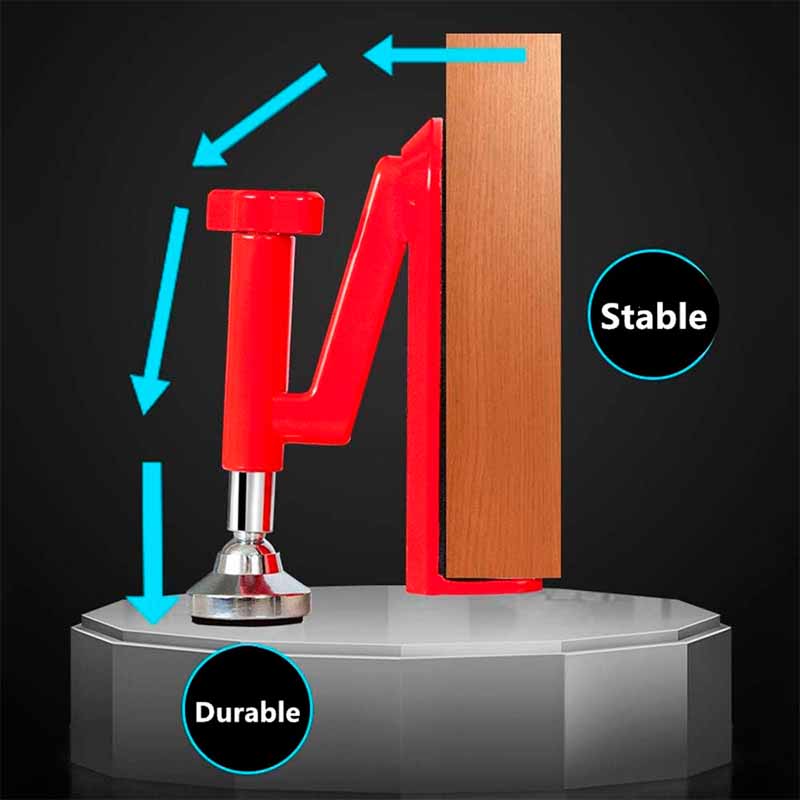 Tranca de puerta antirrobo con alarma vista adicional – Mil Ideas