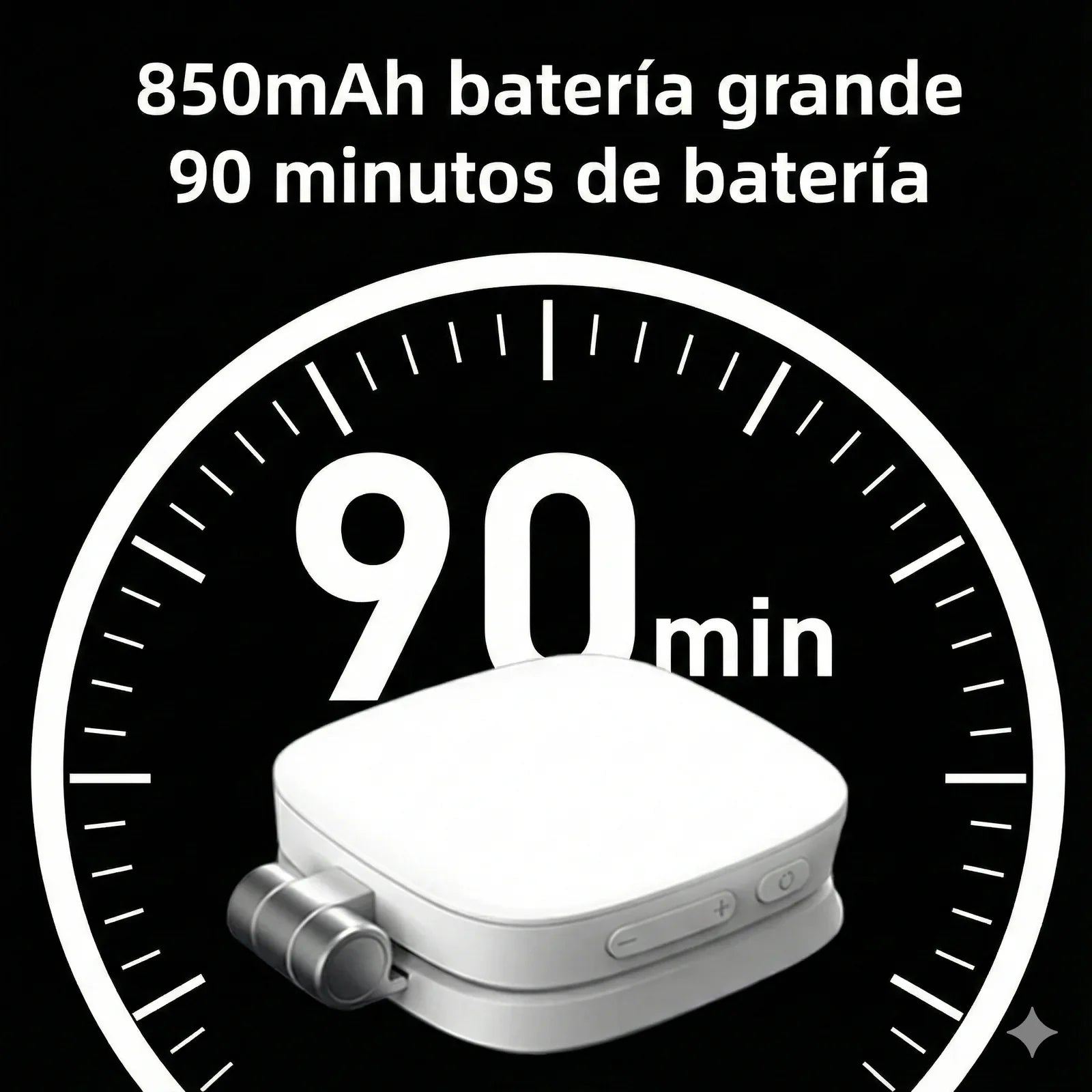 Luz LED portátil selfie recargable USB-C vista adicional – Mil Ideas