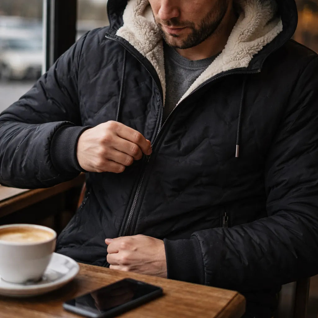 Campera Winter Zipp detalle cierre y bolsillos – Mil Ideas