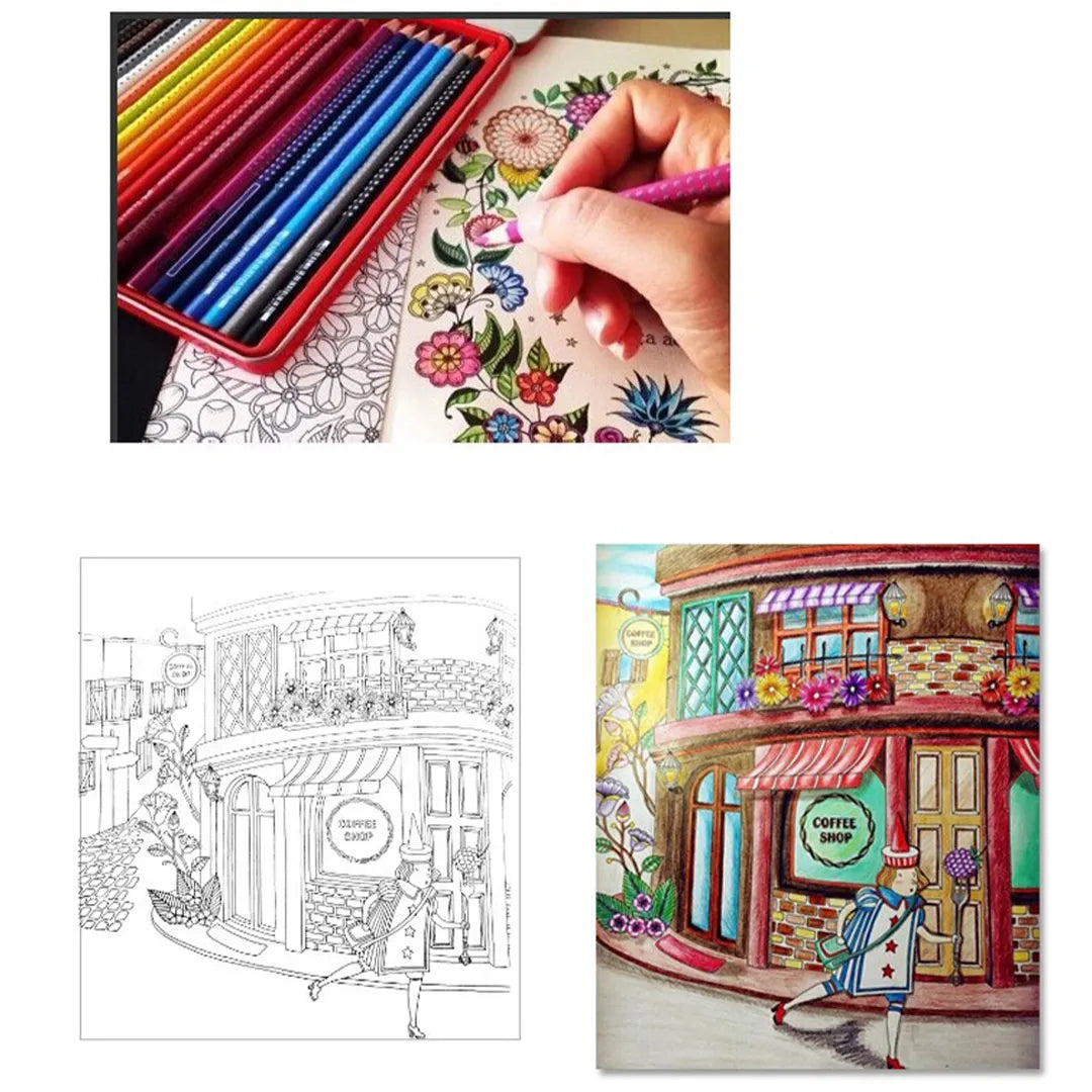 Libros para colorear flores y mandalas vista adicional – Mil Ideas