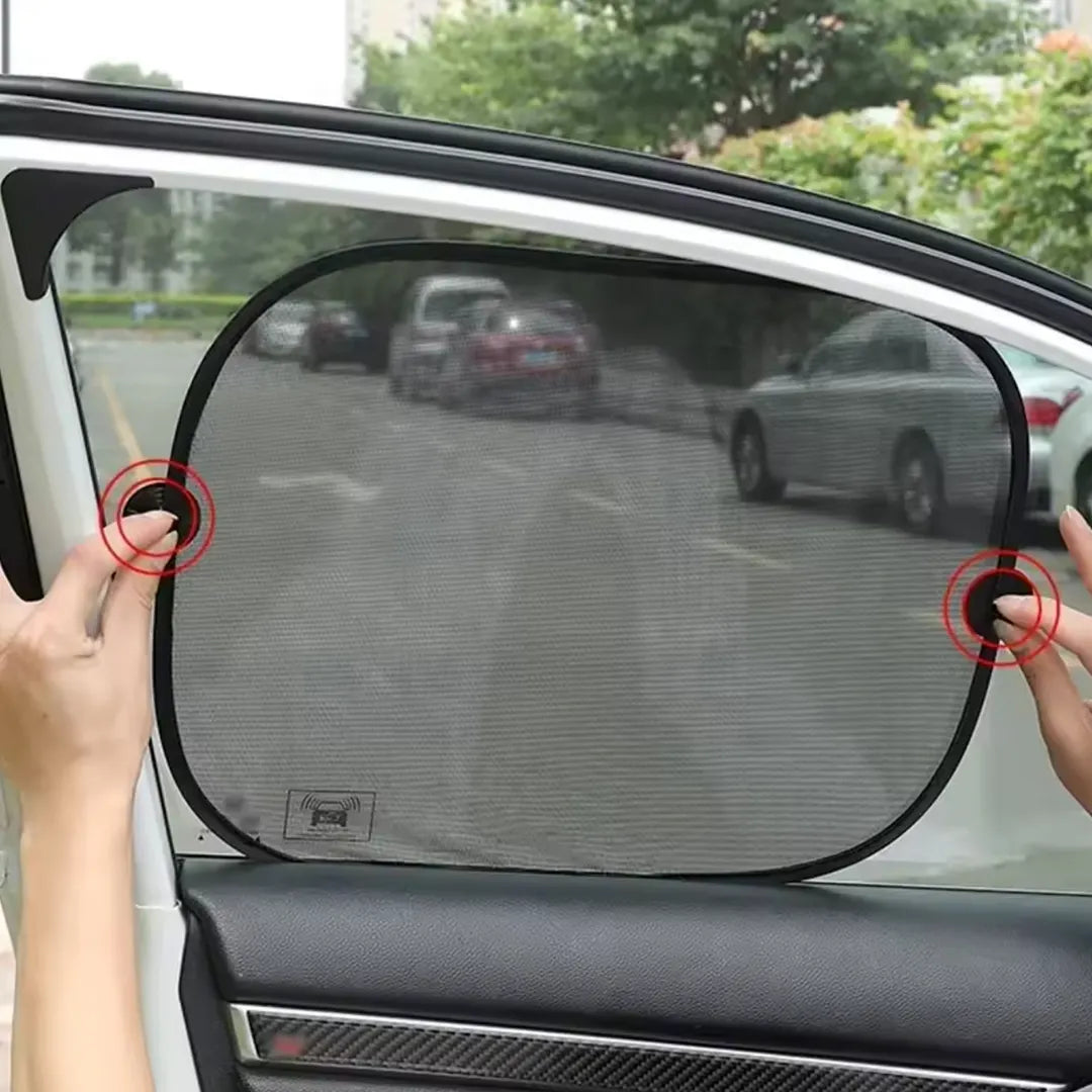 Set de 5 parasoles para auto con ventosa detalle – Mil Ideas
